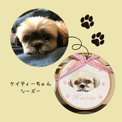 うちの子刺繍データ作成